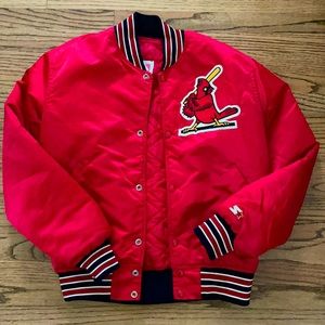 Vintage Cardinals Satin Starter Jacket